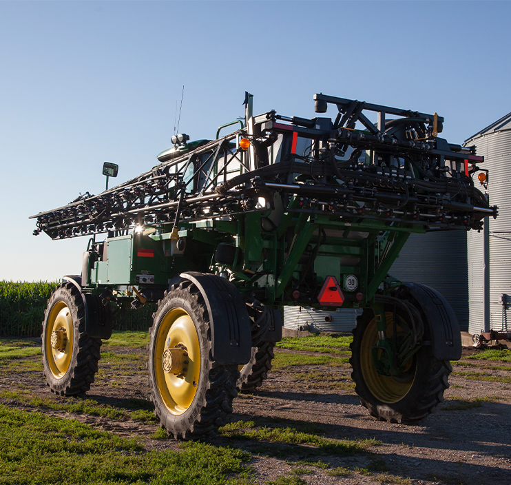 Broadband Machinery on an Illinois soybean farm