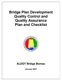 Alabama DOT Bridge Plan Development QC and QA Plan and Checklist